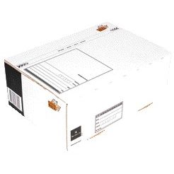 CleverPack - Boîte à colis postale 4 305x215x110mm blanc | 5 pièces