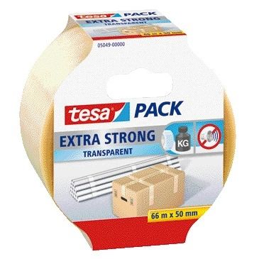 Tesa - Pack d'emballage® Extra Strong 66mx50mm PVC transparent | 6 pièces