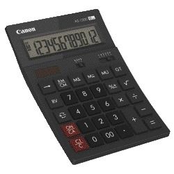Canon -  AS1200HB calculator Desktop Basisrekenmachine Grijs