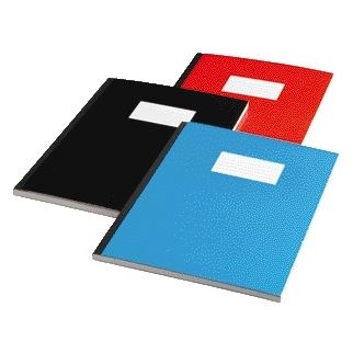 Qbasic - Carnet relié A4 160 pages lignes assorties | 10 pièces