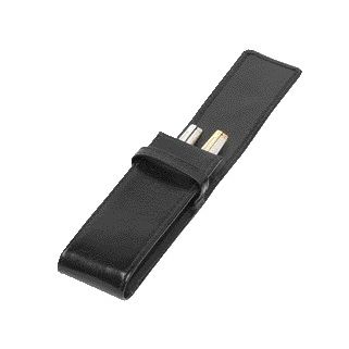 Van der Spek - Trousse 322 2 pièces cuir de buffle noir