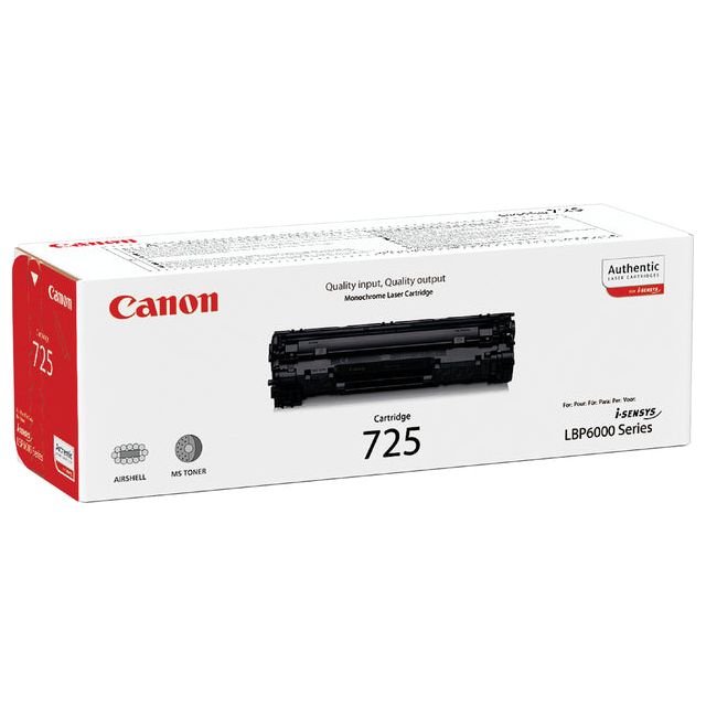 Canon - Toner 725, 1.600 Seiten, OEM 3484B002, Schwarz