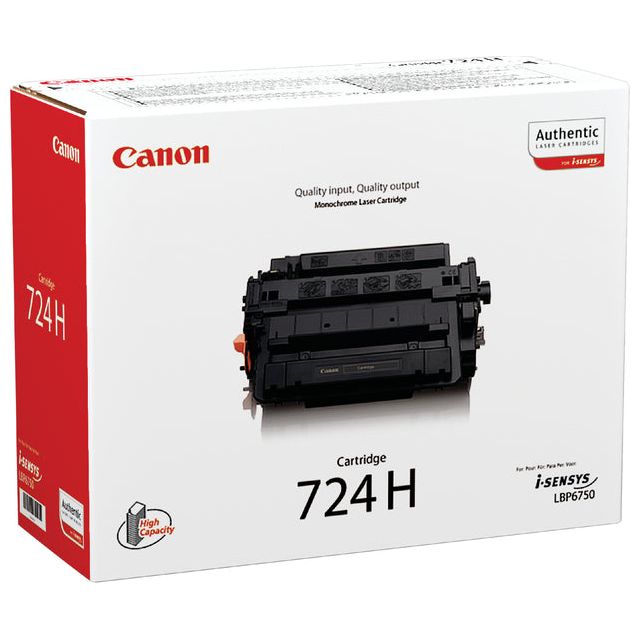 Canon - Tonercartridge canon 724h zwart