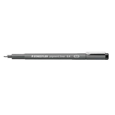 Staedtler - Fineliner Pigment 308 noir 0.4mm | 10 pièces