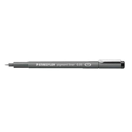 Staedtler - Fineliner Pigment 308 noir 0.05mm | 10 pièces