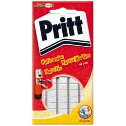Pritt -  Poster Buddies dubbelzijdige kleefpads voor oa posters blister à 65 stuks