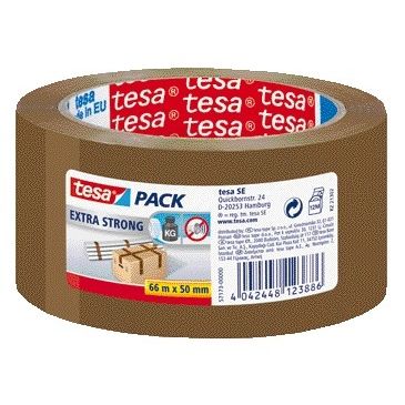Tesa - Pack d'emballage® Extra Strong 66mx50mm PVC marron