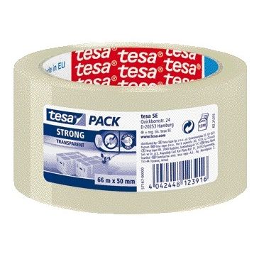 Tesa - Pack d'emballage® Strong 66mx50mm PP transparent