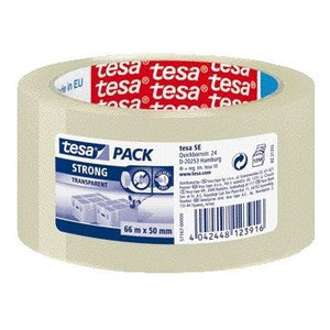 Tesa -  Verpakkingse pack strong 66mx50mm pp tr | 6 stuks