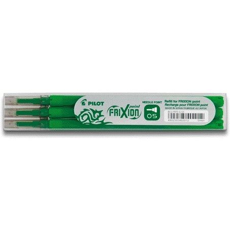 Pilot - Tintenroller-Mine friXion fein grün, Set à 3 Stück