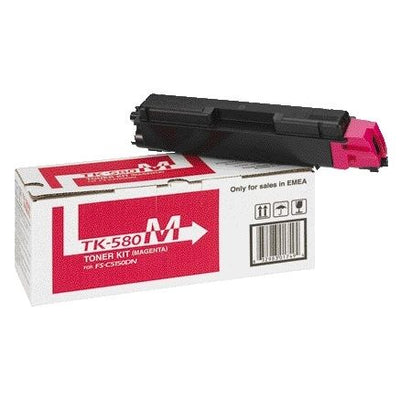 Kyocera -   TK-580M tonercartridge 1 stuk(s) Origineel Magenta