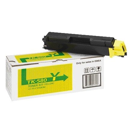 Kyocera -   TK-580Y tonercartridge 1 stuk(s) Origineel Geel