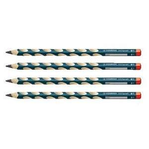 Stabilo -  EASYgraph, ergonomisch grafietpotlood, rechtshandig, dikke 3.15 mm kern, petrol, per stuk