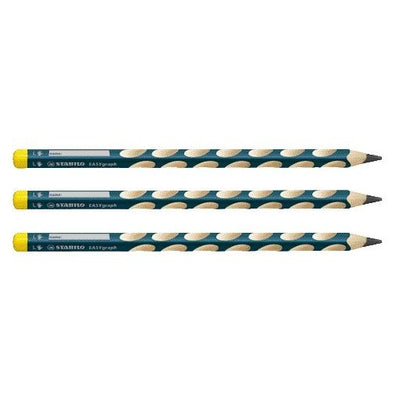 Stabilo - Bleistift Easygraph Graphit 321 HB für Linkshänder | 6 Stück