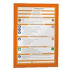 Durable -  Duraframe 487209 A4 oranje 2 stuks