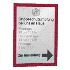 Langlebig - Duraframe 487203 A4 rot 2 Stück