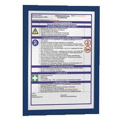 Langlebig - Duraframe 488207 A4 blau 10 Stück