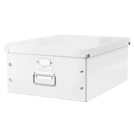 Leitz - Boîte de rangement Click Store WOW grand 350x188x450mm blanc