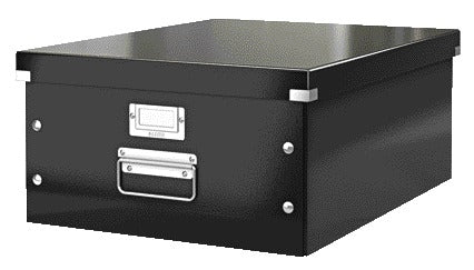 Leitz - Boîte de rangement Click Store WOW grand 369x200x482mm noir