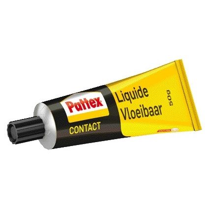 Pattex -  lijm vloeibaar  tube 50gr blister | 12 stuks