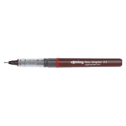 Rotring - Fineliner Tikky Graphic 0,5 mm | 12 Stück