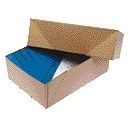 CleverPack - Boîte prête A4 307x220x108mm pour 1000 feuilles marron paquet de 10 pièces