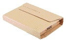 Cleverpack -  Wikkelverpakking  ringband zk 25st bruin