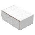 CleverPack - Colis postal carton ondulé 220x160x90mm blanc pack de 5 pièces