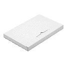 CleverPack - Boîte aux lettres A4 350x230x26mm carton blanc pack de 5 pièces