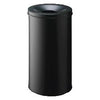 Durable - Poubelle à papier avec pare-flammes 3307-01 ronde 60 litres noir