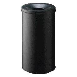 Durable -  Papierbak vlamdover  3307 01 rond 60l zw