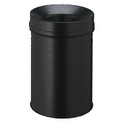 Durable - Poubelle à papier avec pare-flammes 3325-01 15 litres noir