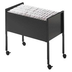 Durable - Chariot pour dossiers suspendus Economy 80 A4 noir