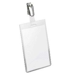 Durable -  Badge  8002 clip staand gesloten 90x60mm