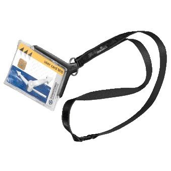 Durable -  Veiligheidspashouder 8207 met textielkoord antraciet