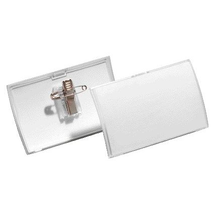 Durable - Badge 8211 Click Fold avec pince combinée 40x75mm