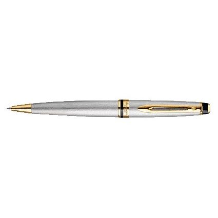Waterman - Stylo bille Expert acier inoxydable GT medium