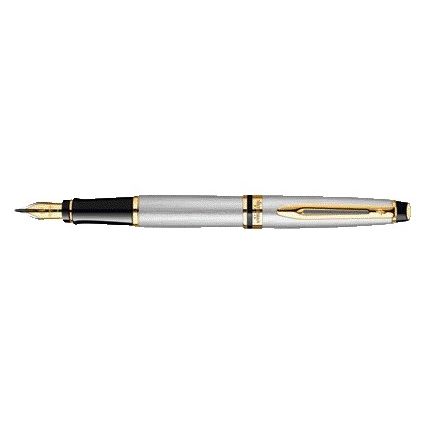 Waterman - Stylo plume Expert acier inoxydable GT medium