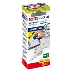 Tesa - Recharge correctrice ® ​​ecoLogo® 14mx4,2mm boîte suspendue