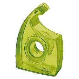 Tesa - Support de ruban adhésif ® Easy Cut ecoLogo® pour rouleaux jusqu'à 33 m vert | 6 pièces