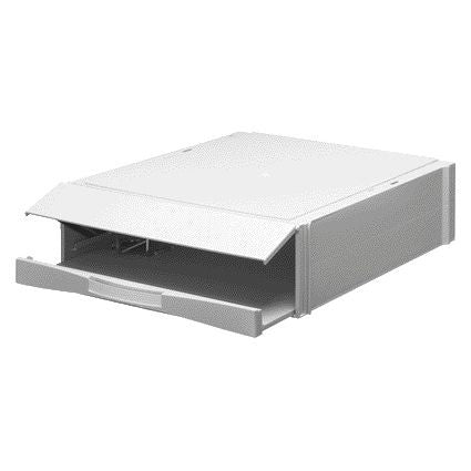 Quantore - Selcassette Djois avec plateau à dossiers gris | 6 pièces