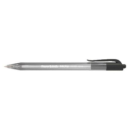 Paper Mate - Stylo bille Inkjoy 100RT moyen noir | 20 pièces