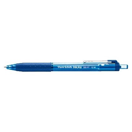 Paper Mate - Stylo bille Inkjoy 300RT bleu moyen