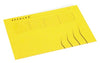 Jalema - Faltmappe A4 100 % recycelter Karton 250 g gelb | 25 Stück