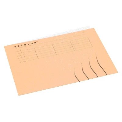 Jalema - Chemise pliante A4 100% carton recyclé 250gr beige