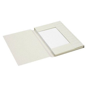 Jalema – Aktenmappe Folio, 3 Klappen, 100 % recycelter Karton, 250 g, grau | 25 Stück