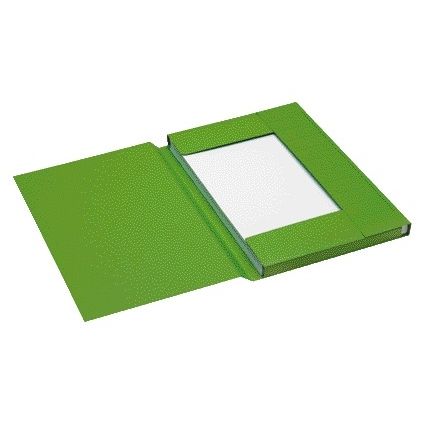 Jalema - Dossier folio 3 rabats 100% carton recyclé 250 gr vert | 125 pièces