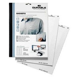 Langlebig - Namensschild 8334 40x75mm selbstklebend weiß 240 Stück