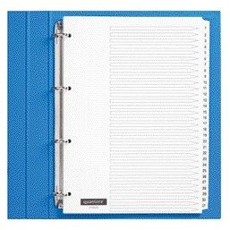 Quantore -  Tabblad 4rings karton 1-31 wt | 5 stuks