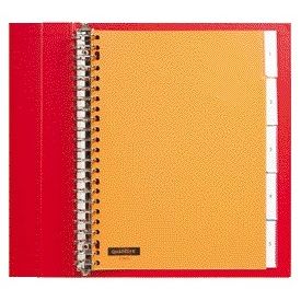 Quantore - Onglets 23 trous 5 pièces avec fenêtre assortis PP | 25 pièces